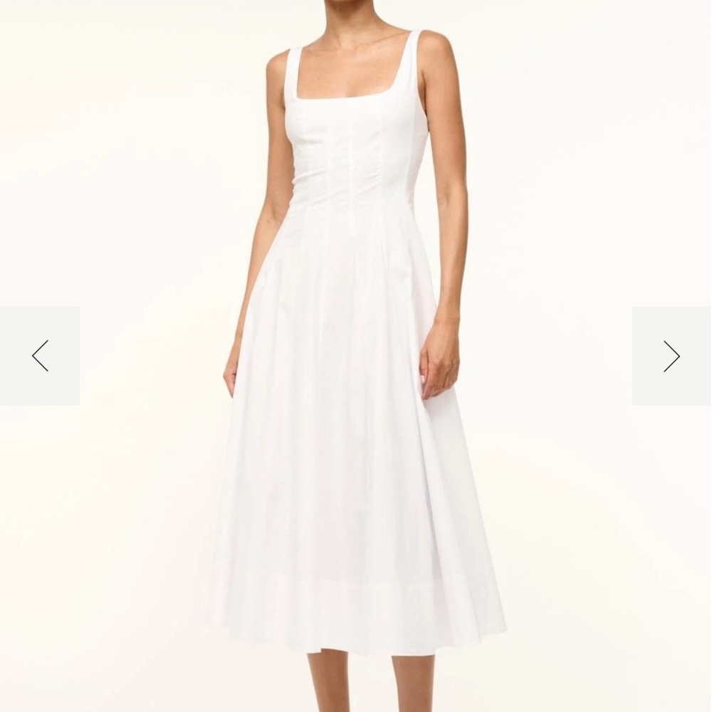 (SOLD ELSEWHERE) STAUD WELLS Dress White